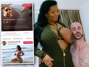 3 kilos of BOOBS, cock and balls inside her mouth, a Dominican girl to die for... And you still don't have her LoverFans? You don't know what you're missing, my friend.